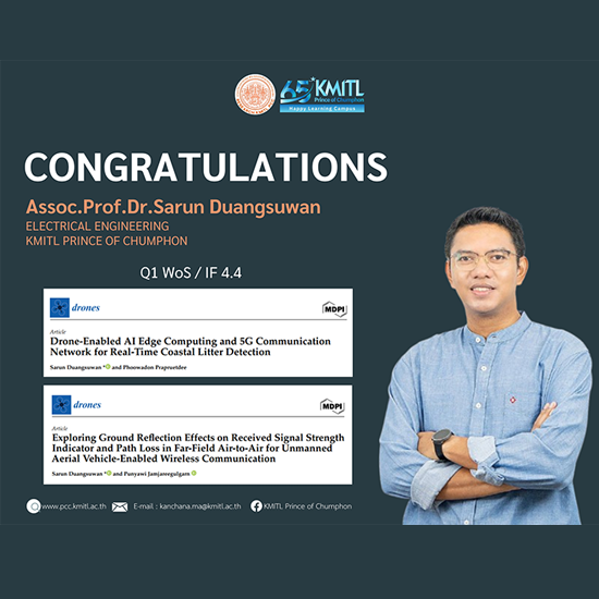ขอแสดงความยินดีกับ รศ.ดร.ศรัญ ดวงสุวรรณ