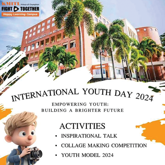 ขอเชิญร่วมกิจกรรม International Youth Day hosted by The Department of English