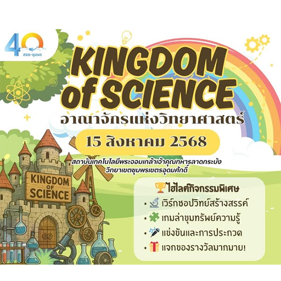 สจล-ชุมพร จัดงานวันวิทยาศาสตร์ ประจำปี 2568